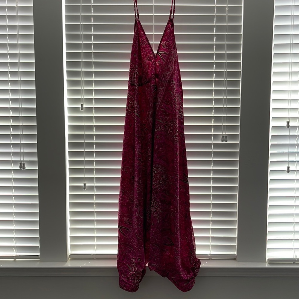 NWOT Pink Silky  One Piece